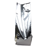 silver side gusset pouch