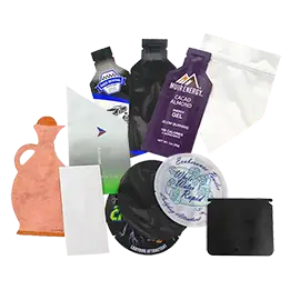 uniquely shaped pouches