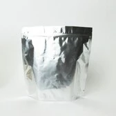 11" x 11" x 5.75" Silver/Silver Stand Up Pouch