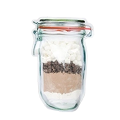 6.25" x 9.5" x 3.25" - Mason Jar Stand Up Pouch - RPMJPBG325 Mason Jar Stand Up Pouch