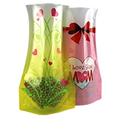 7.125" x 11" x 4" - Flexible Vase Bags - RPV180SPR Flexible Vase Bags