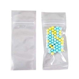 clear vacuum zipper pouch