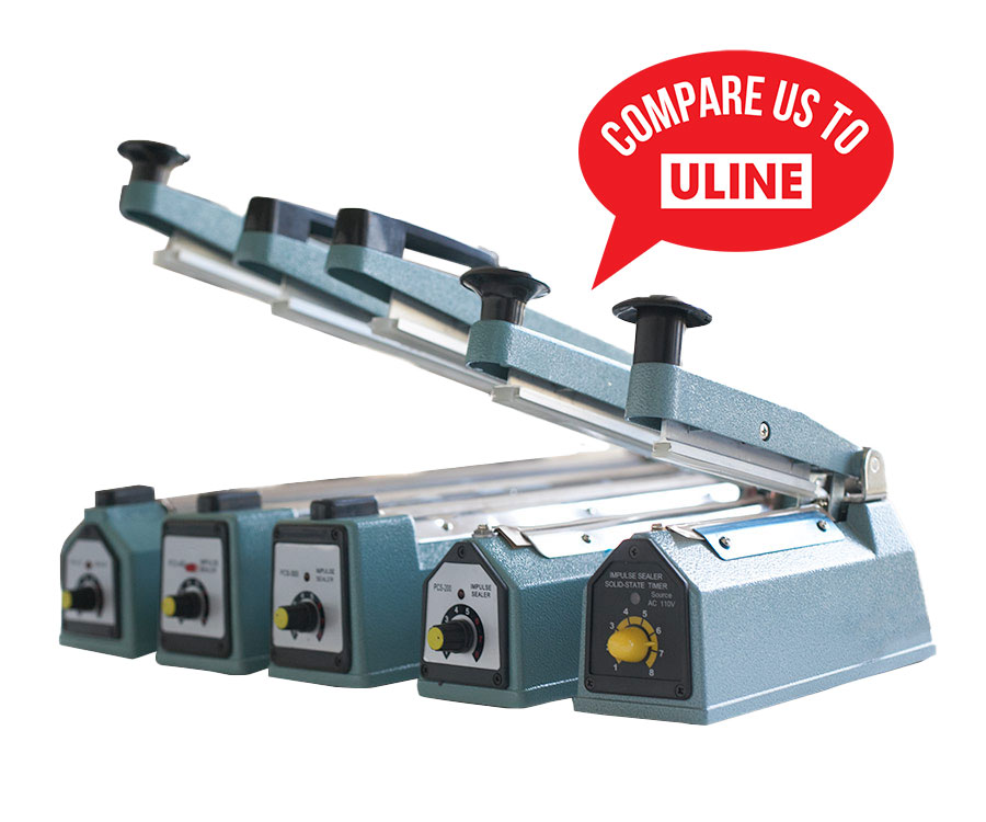 PFS-300 Impulse Heat Sealing Machine - Impulse Sealer For Plastic Bags,  Pouches, and More!