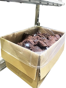 bulk beef jerky in mylar lined shipping box