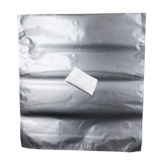 large mylar bag with molecular sieve desiccant packet