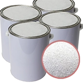 Four 5lb cans as a case each filled with 0.075-0.6mm plain silica desiccants